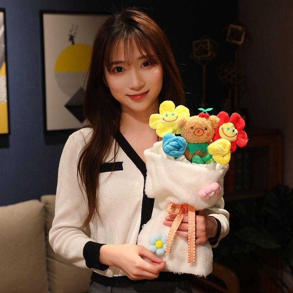 Thú Nhồi Bông Mềm Hình Động Vật Hoạt Hình Trang Trí Nhà Cửa