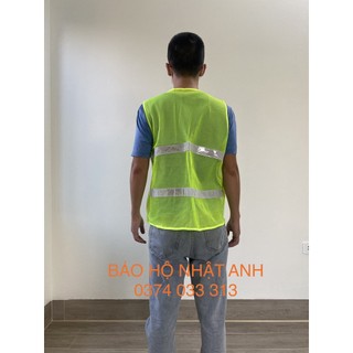 Áo gile lưới phản quang các màu