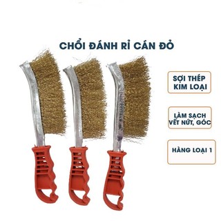 BÀN CHẢI ĐÁNH RỈ CÁN ĐỎ