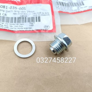 Ốc bu lông tăng sên, xích cam xe DREAM ,WAVE ,FUTURE .... zin honda 14mm