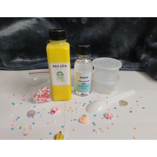 (BK11) KIT LÀM SLIME BASIC - DỤNG CỤ LÀM SLIME CƠ BẢN, AN TOÀN, ĐƠN GIẢN