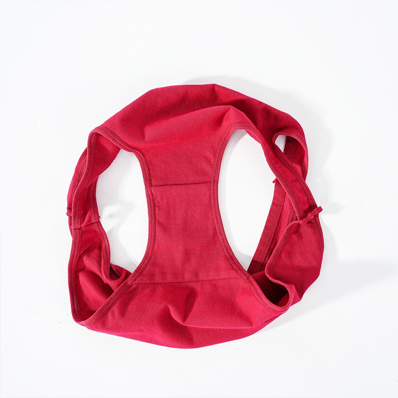 Quần lót ECMLN vải cotton lưng thấp màu sắc đơn giản cho nữ