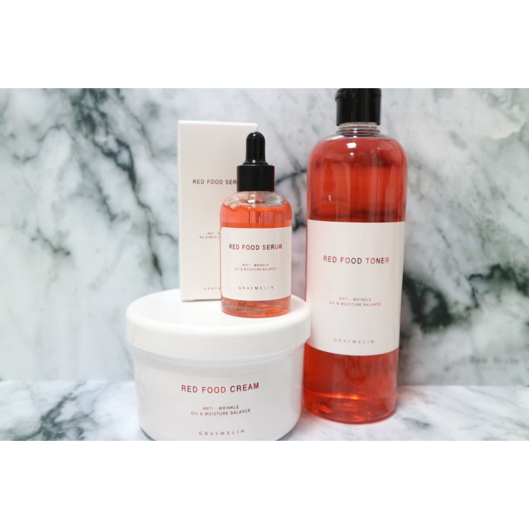 Kem Dưỡng Da Trái Cây Đỏ Graymelin Red Food Cream 500g