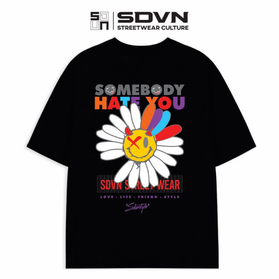 Áo Thun Unisex form rộng - Brand Chính Hãng SDVN - BLOOM