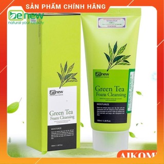 Sữa rửa mặt cho da dầu, mụn tinh chất trà xanh benew hàn quốc 100ml