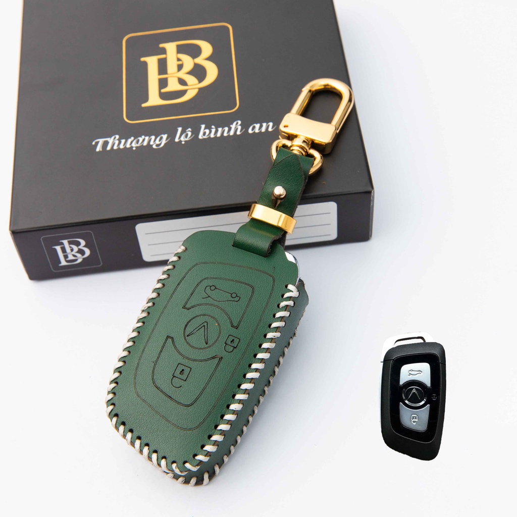 Bao Da Chìa Khóa ô tô Vinfast Lux  Da Bò 100%- BOABAY