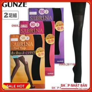 Quần tất giữ nhiệt Sabrina Nhật Bản - set 2 đôi