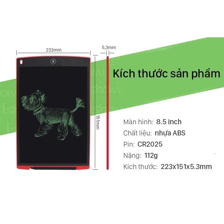 [GIÁ HỦY DIỆT] Bảng Vẽ Viết Điện Tử Thông Minh LCD, Bang Ve Viet Điện Tử Dạy Học Cho Bé Kích Thích Tư Duy Sáng Tạo