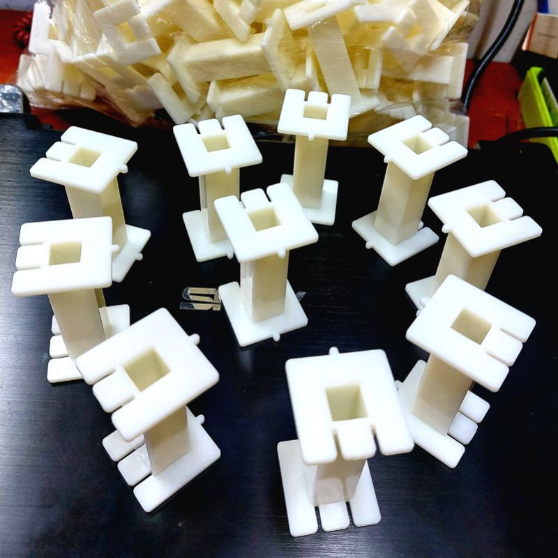 Combo 10 lõi nhựa ABS dài đại trắng  quấn cuộn cảm phân tần loa