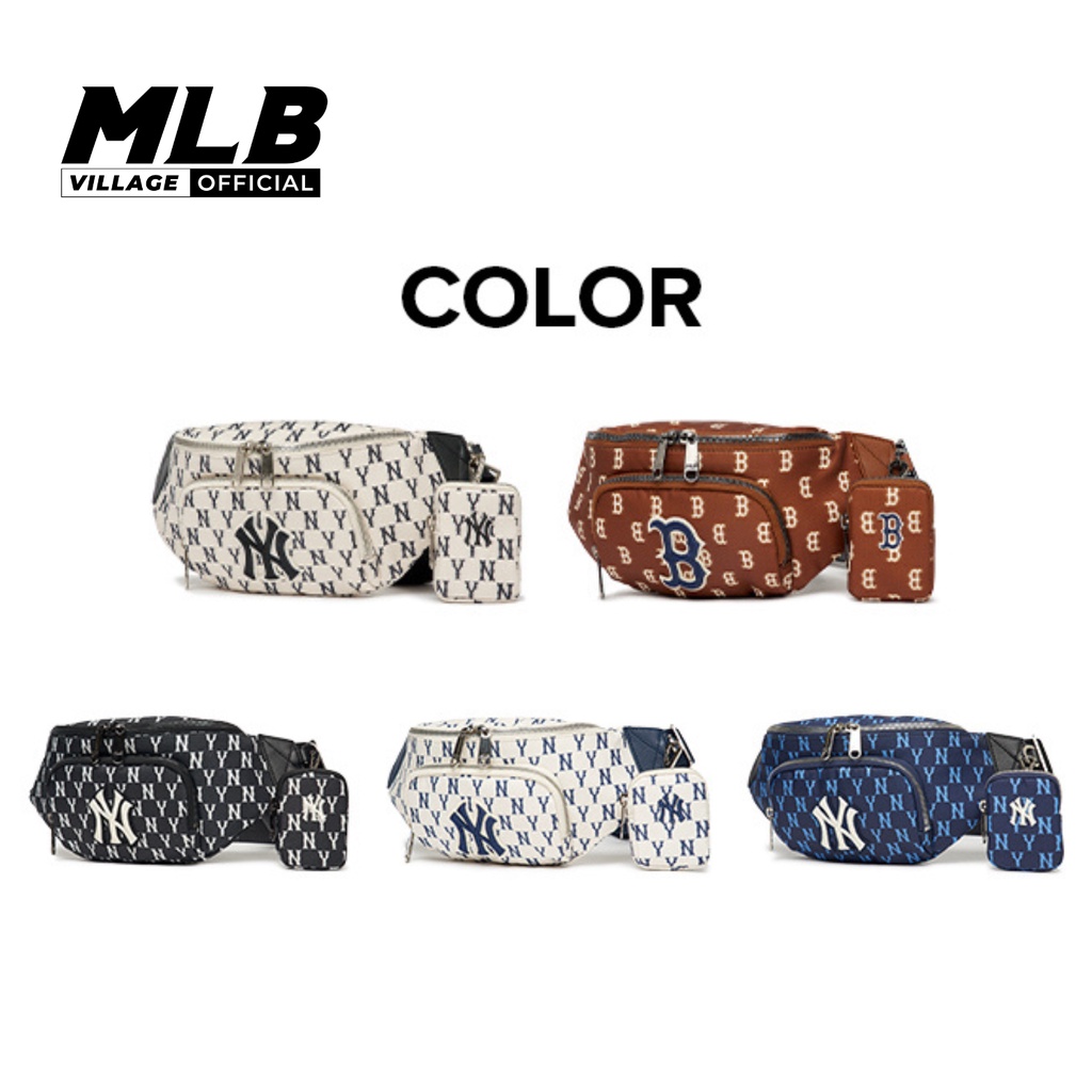 Túi Bao Tử MLB Monogram Hip Sack -Túi bao tử MLB nam nữ chính hãng