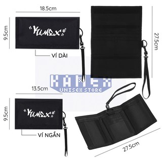 Ví Degrey Đen Basic ss2 Kamex + tặng kèm dây đeo & tag