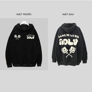 Áo Hoodie ADLV Masrchmallow, Áo Hoodie nam nữ form rộng