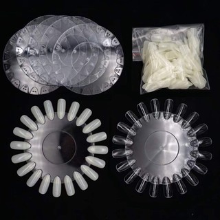 Móng vỉ tròn / móng dĩa tập vẽ nails 120 móng