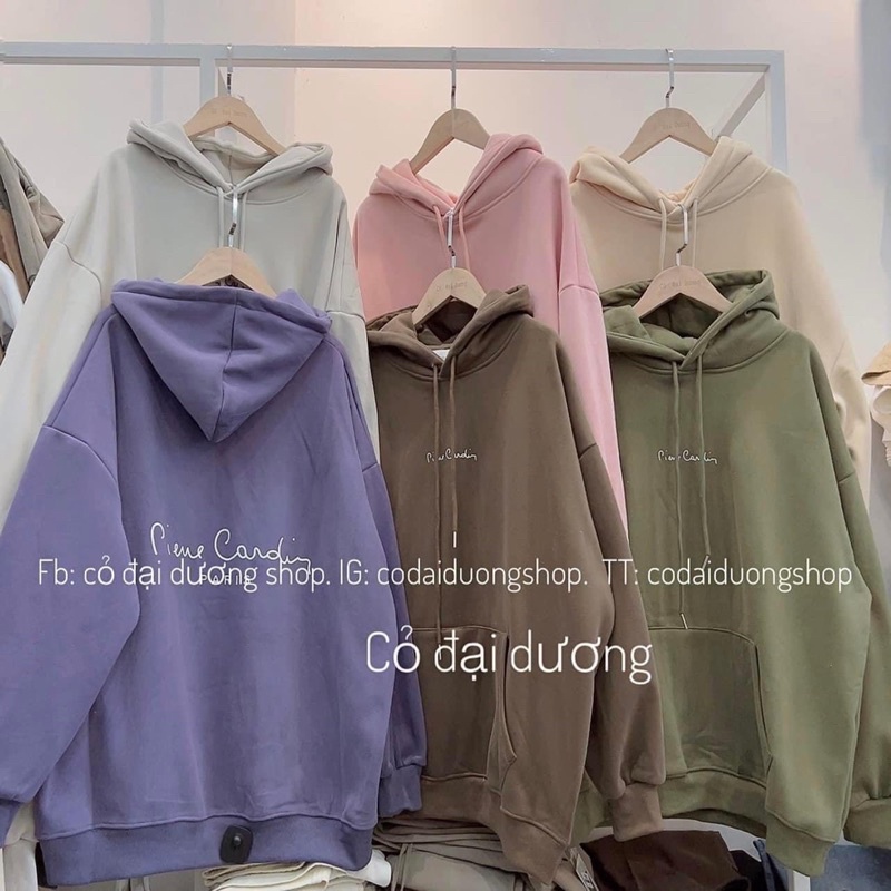 Áo hoodie pieue hai mặt PM11