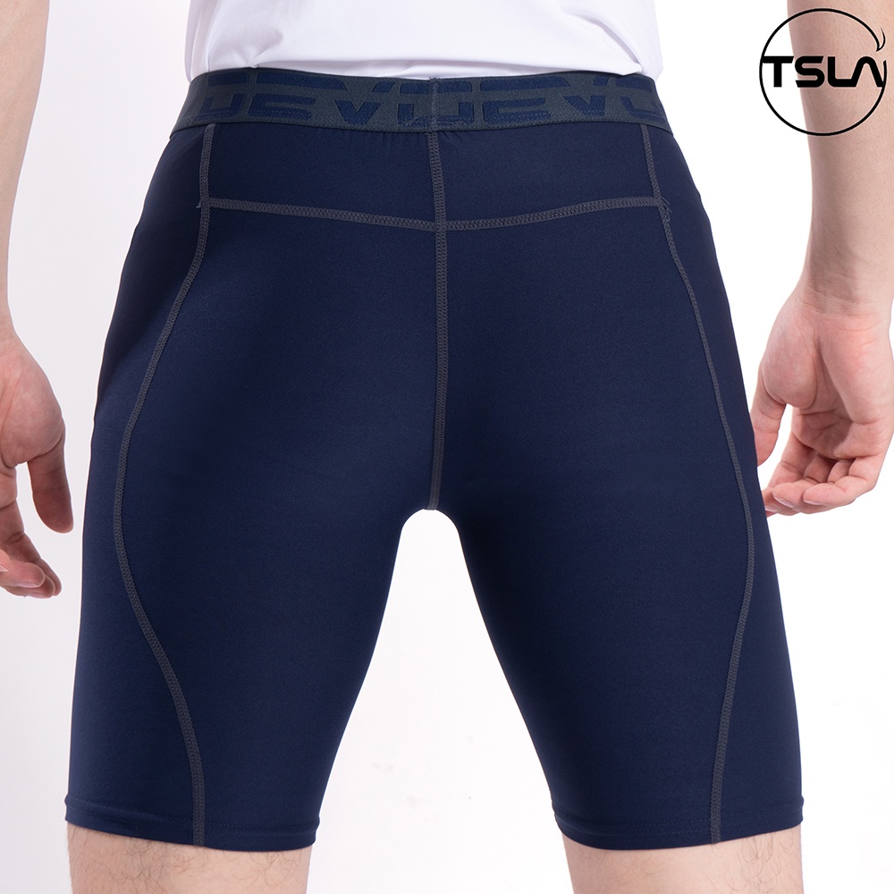 Quần đùi legging nam DEVOPS form ôm lưng thun dạng short thể thao tập gym bó cơ pro combat đá bóng rổ TSLA DEL1004