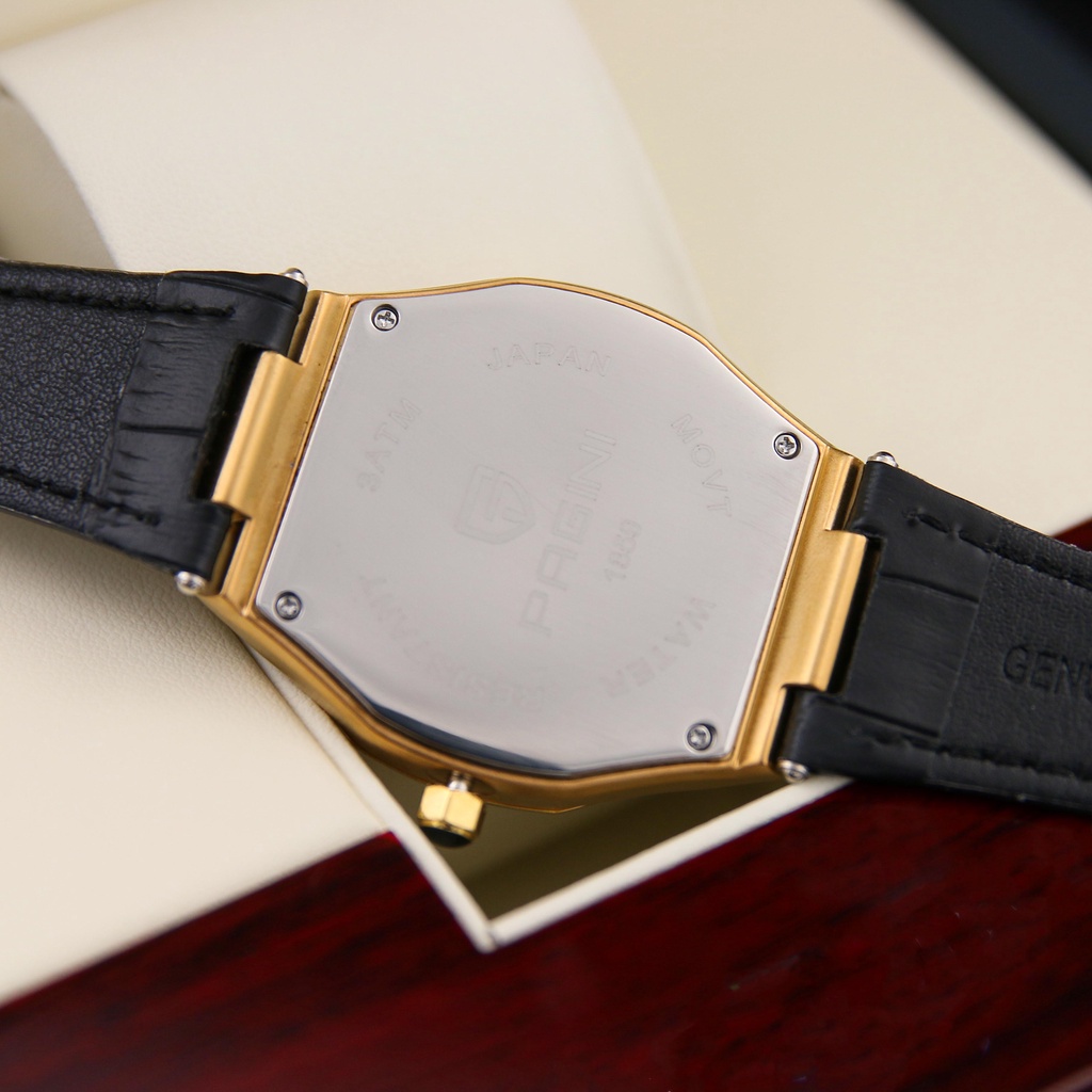 Đồng Hồ Nam Pagini PA1859 Dây Da Siêu Bền - Bảo Hành 12 Tháng Toàn Quốc - Có Lịch Ngày