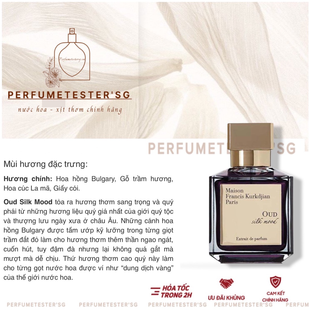 Nước Hoa Unisex  MFK Oud Silk Mood Ext   Trẻ trung và tinh tế -𝒑𝒆𝒓𝒇𝒖𝒎𝒆𝒕𝒆𝒔𝒕𝒆𝒓