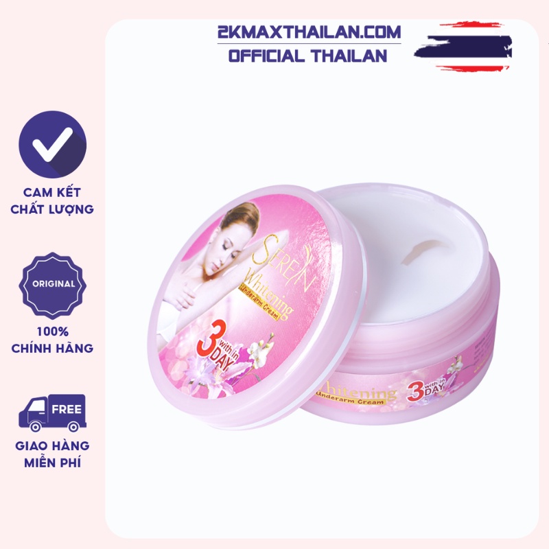 Kem Thoa GiảmThâm Nách Vùng Bikini Thái Lan Alpha arbutin 40g