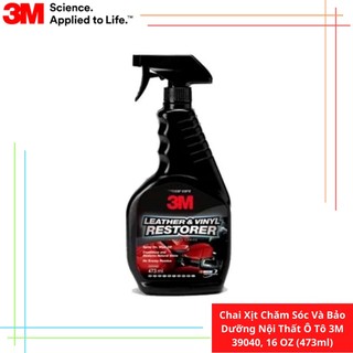 Chai Xịt Chăm Sóc Và Bảo Dưỡng Nội Thất Ô Tô 3M 39040, 16 OZ (473ml) HIBUAUTO