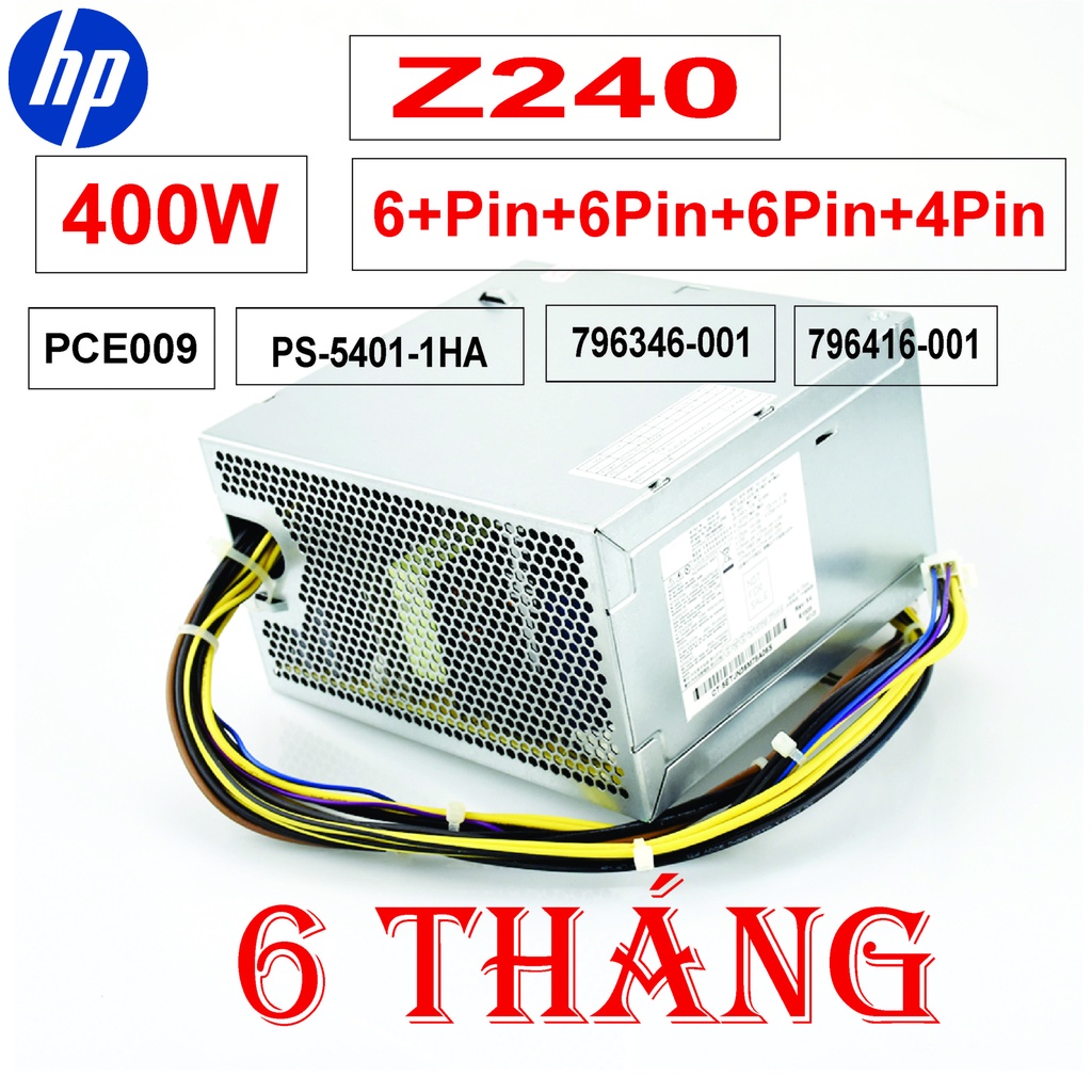 Nguồn HP Z240 400W PS-5401-1HA 796346-001 796416-00 PCE009 MỚI 100%- BH 15 Tháng