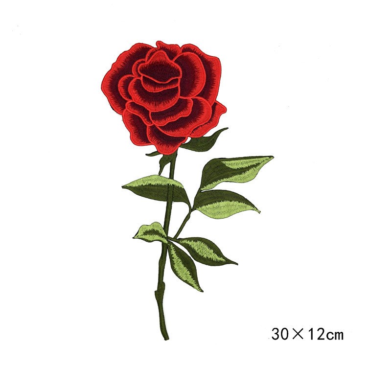 Miếng Vá Ủi Quần Áo Hình Hoa Hồng