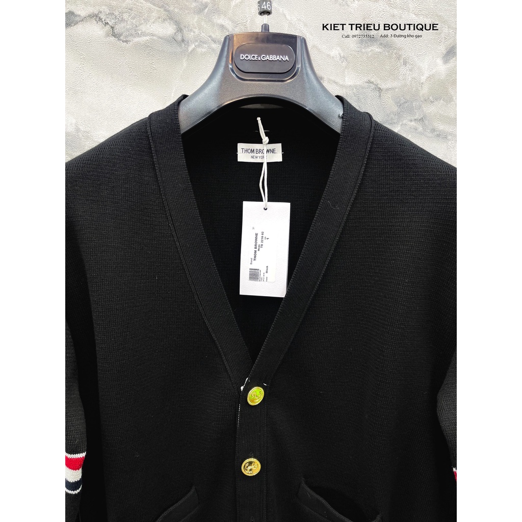 Áo khoác len thombrowne bản khuy vàng likeauth 1:1