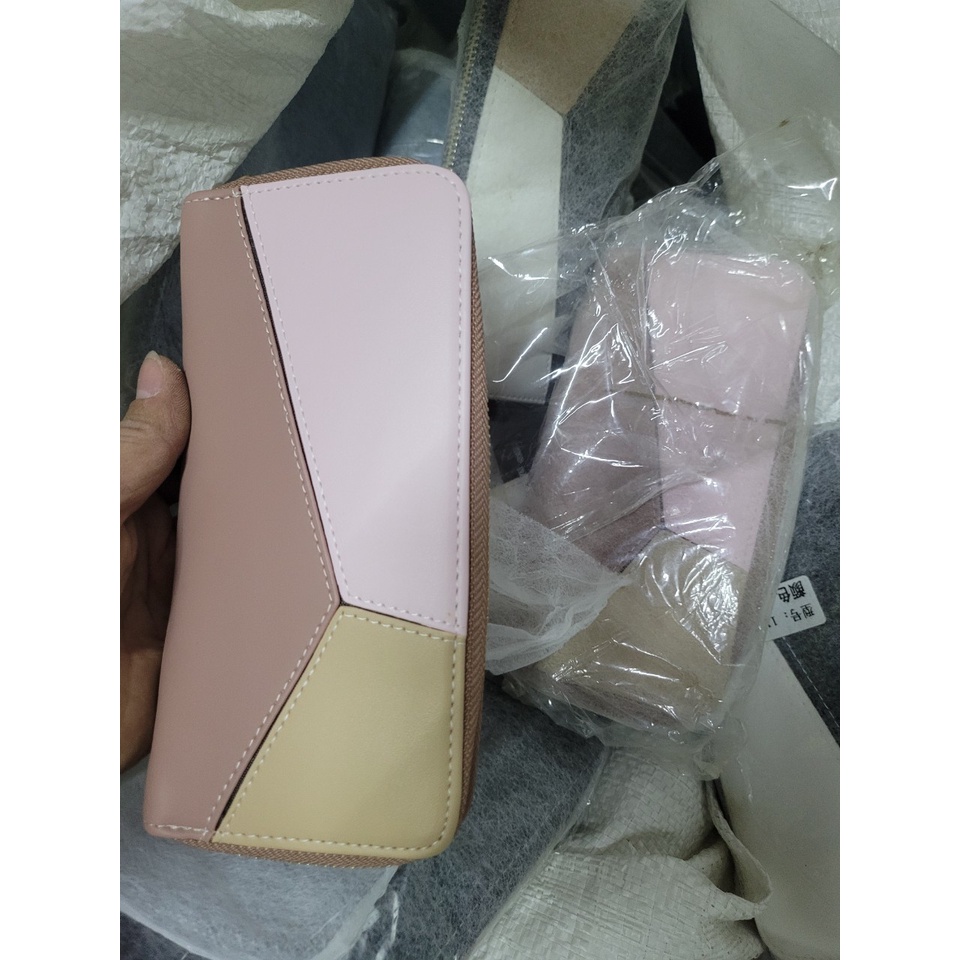 Ví dài cao cấp phối 3 màu tinh tế 39K
