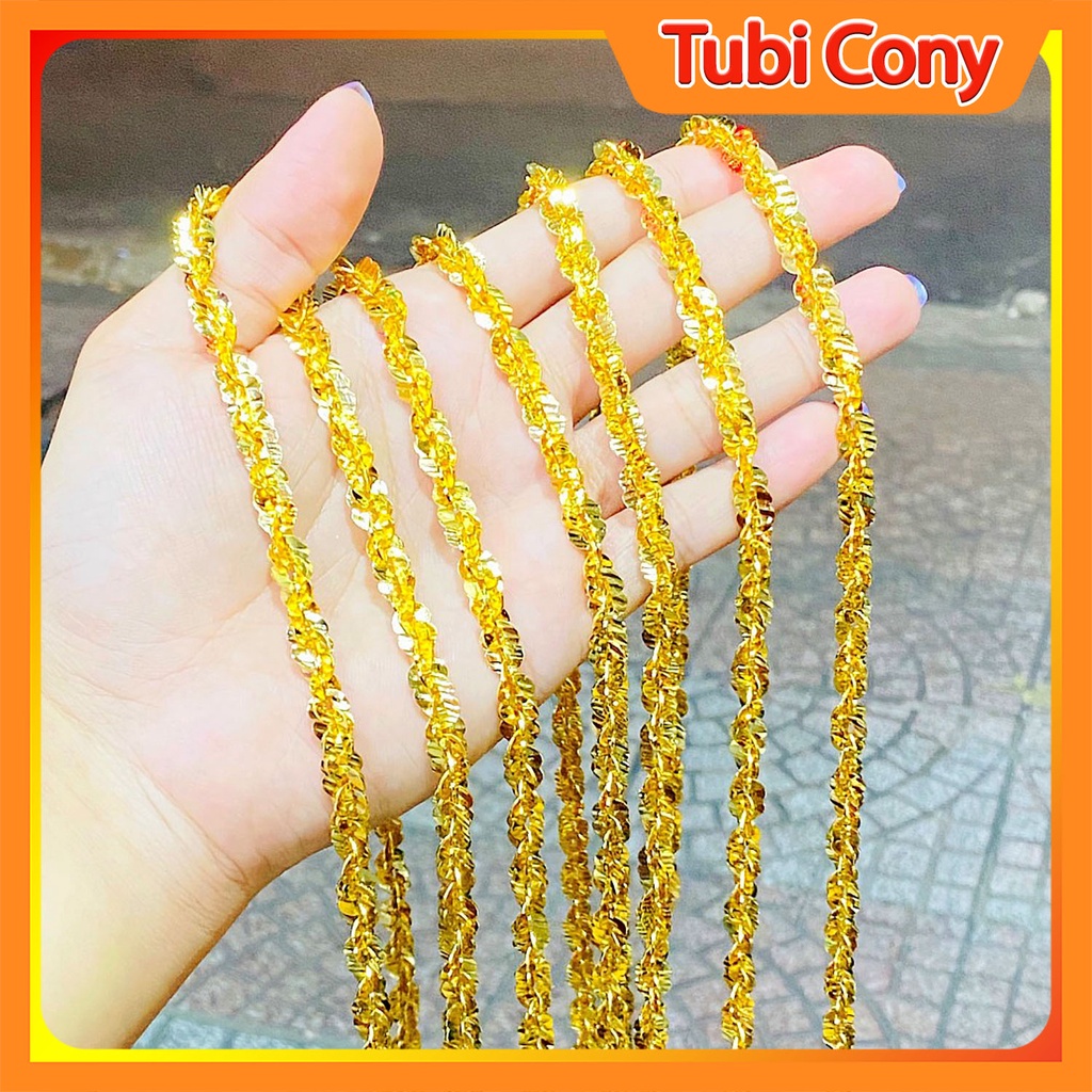 Dây chuyền nữ mạ vàng đuôi phụng mẫu 04.191022