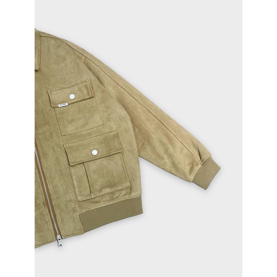 ÁO KHOÁC BEIGE CARGO BOMBER