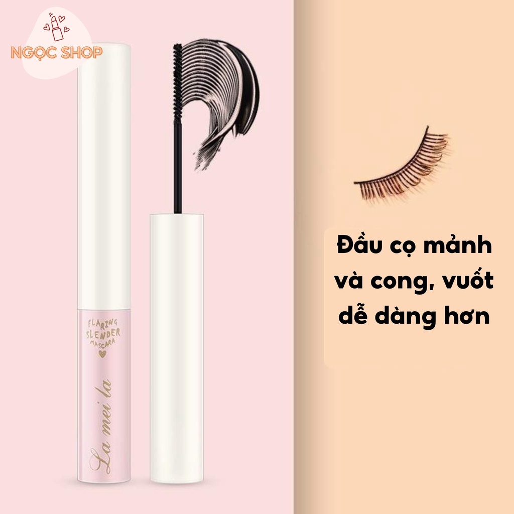 Mascara Siêu Mảnh Tơi Mi Lameila Skinny Microcara Vỏ Hồng 3.5g