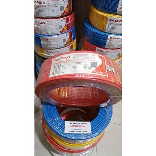 100 mét dây điện đôi mềm hình ovan 2 vỏ bọc pvc cadivi kích thước 2 x 24