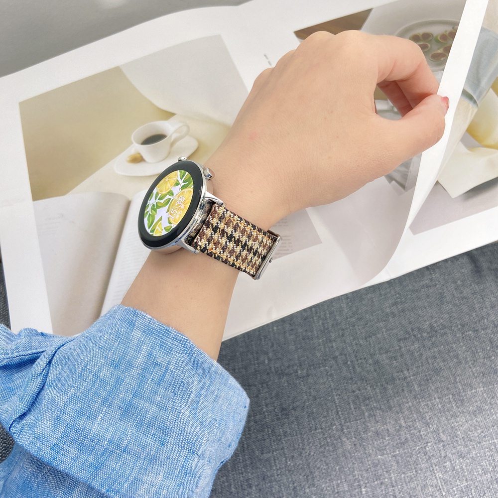 Dây Đeo 20mm 22mm Cho Đồng Hồ Thông Minh Samsung Galaxy Watch 4 / 5 / Active 1 2 Huami Amazfit Gtr Huawei Gt 2 46mm Gear S3 S2