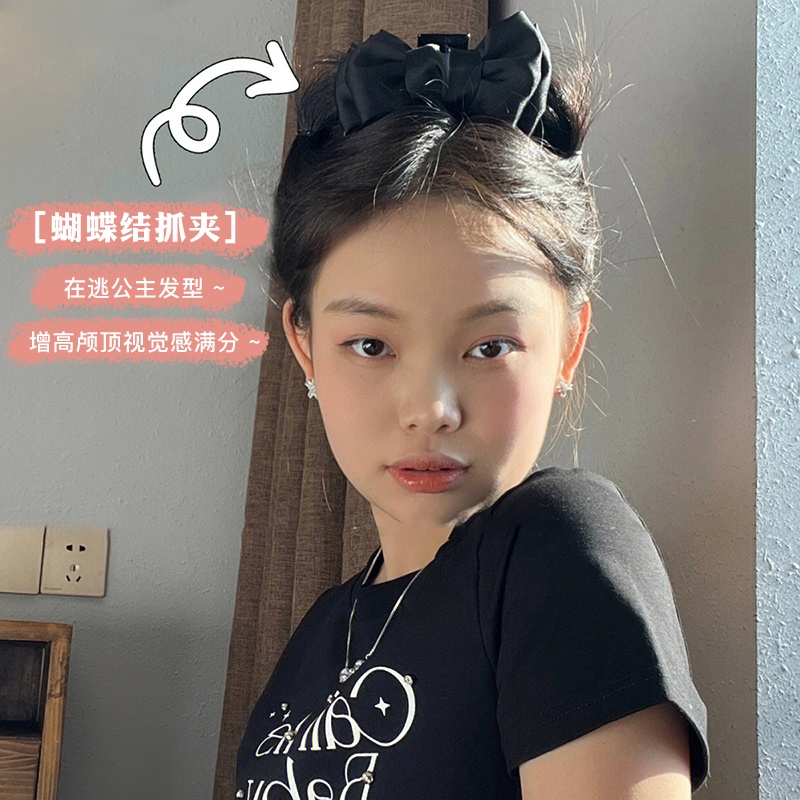 Kẹp tóc hình nơ đơn giản thời trang kiểu Hàn thanh lịch cho phái nữ