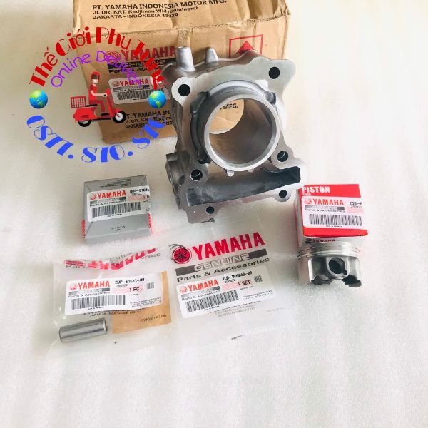 Bộ nòng piston bạc NVX 125cc Zin Yamaha Indonesia
