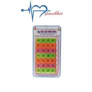 Combo 2 Dụng Cụ Phân Liều Thuốc Màu Ngẫu Nhiên Gồm: 1 Phân Liều Thuốc Theo Ngày + 1 Phân Liều Thuốc Theo Tuần