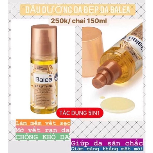 Dầu dưỡng da Balea Oil 150ml