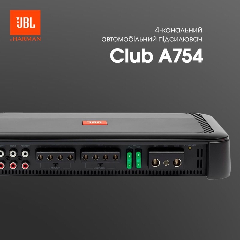 Amply Xe 4 Kênh JBL Club A754 Mới Nhất 2022 Bảo Hành Điện Tử