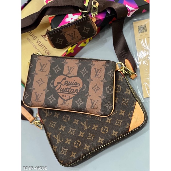 Túi đeo chéo nam nữ L.V DA PU có bảo hành fullbox +BILL hot nhất 2022