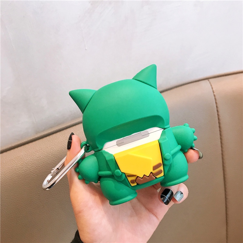 Vỏ Bảo Vệ Hộp Sạc Tai Nghe Airpods Pro 2 3 1 Bằng Silicon Họa Tiết Hoạt Hình Pikachu Pokemon Dễ Thương