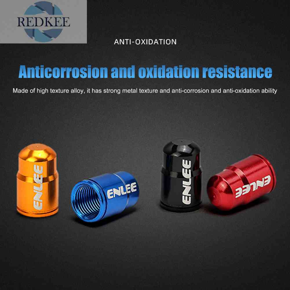 Bộ 2 Ốp Van Bánh Xe Đạp Bằng Hợp Kim Nhôm Cao Cấp