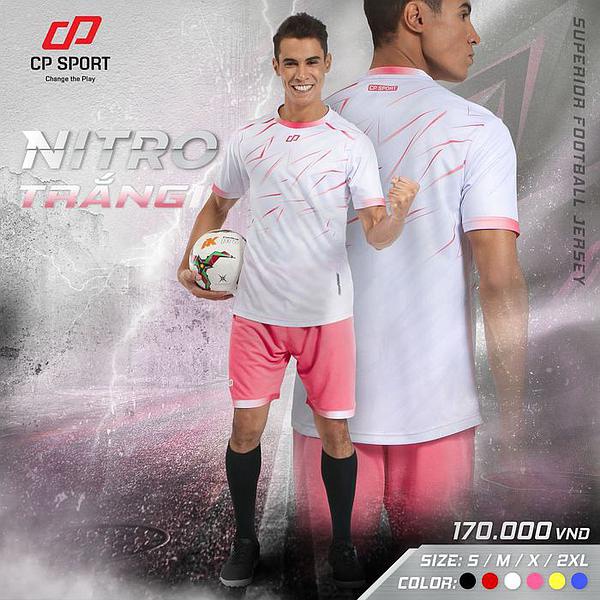Bộ Quần Áo Bóng Đá CP NITRO - Đồ Đá Bóng Không Logo Thấm Hút Mồ Hôi Cao Cấp