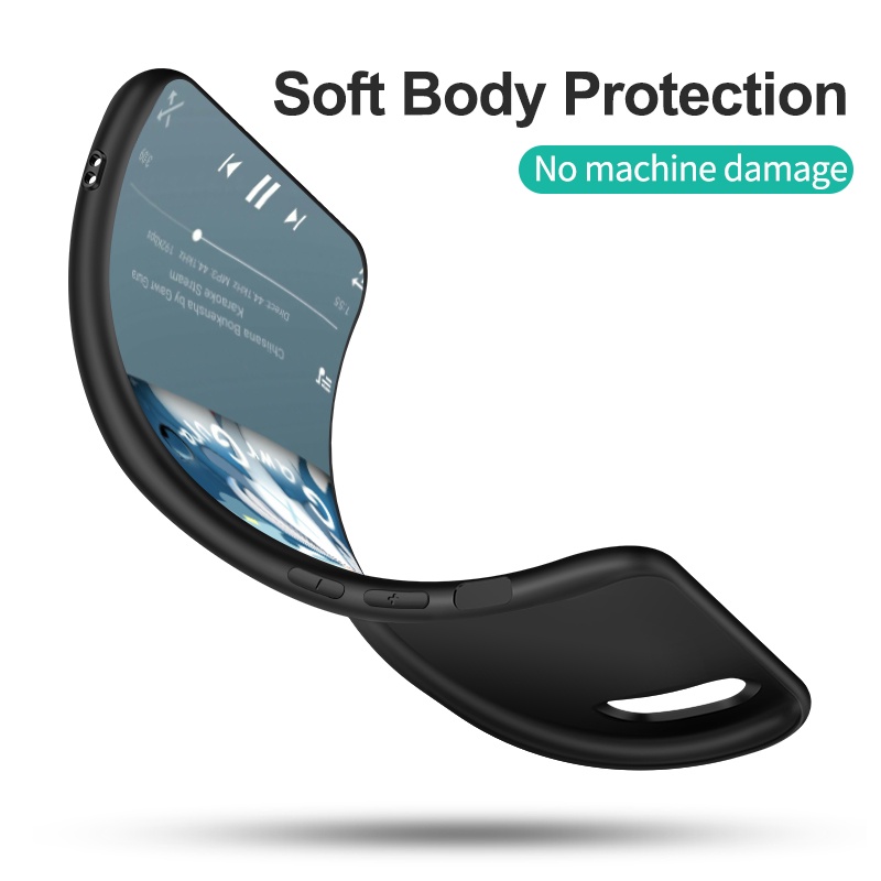 Ốp Điện Thoại tpu Màu Đen In Họa Tiết Hoạt Hình Gawr Gura Cho iphone 5s 5 s SE 2020 2016 6s 6 s 7 8 plus