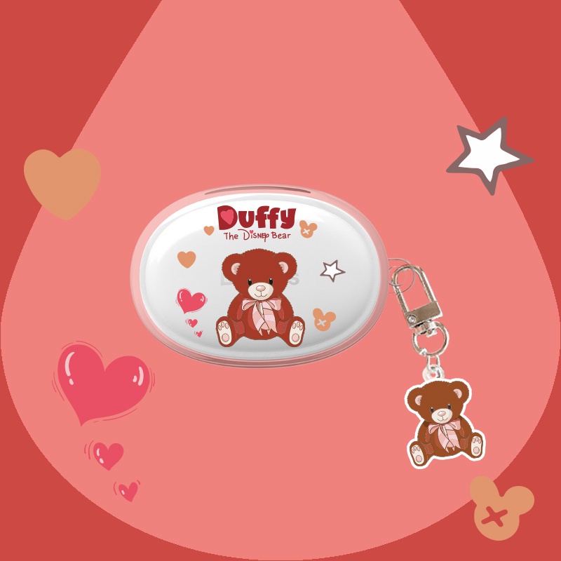 BASEUS Vỏ Bảo Vệ Hộp Sạc Tai Nghe TWS Bowie E2 Bằng TPU Mềm Trong Suốt + Dây Đeo Chống Sốc Đơn Giản