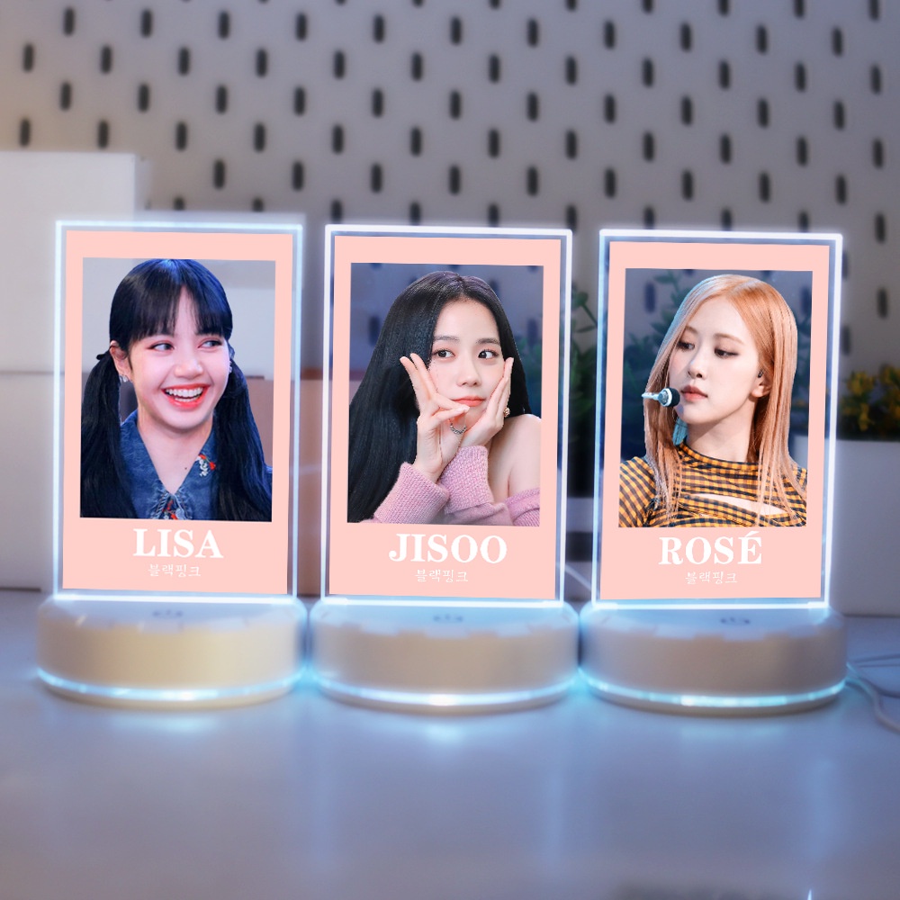 Đèn LED Để Bàn Hình BLACKPINK LISA JISOO JENNIE