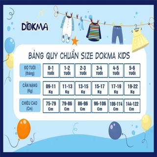 2-6y bộ cổ tròn dài tay Dokma