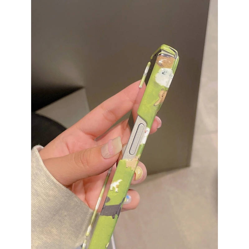 Ốp điện thoại hoạ tiết dễ thương thích hợp cho các dòng điện thoại Apple14 13promax 11promax 11 7/8plus xsmax