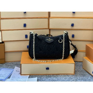 Túi xách nữ LV Easy da bê sz19cm 2 màu đen fullbox vip cực xinh