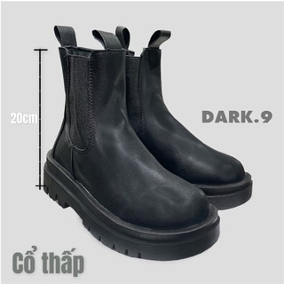 [CÓ SẴN] Giày Boots da cổ cao nữ Ulzzang Đế  chất liệu da cao cấp