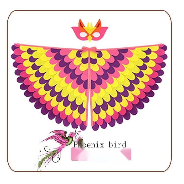 Áo Choàng Hóa Trang Chim Công Hoạt Hình Cú Mèo Chim Hồng Hạc Oroles