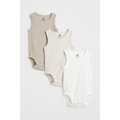 Size 6-9m set 3 áo liền thân HM chính hãng